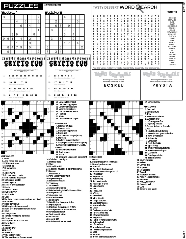 Northland Review_July_2025_PUZZLES